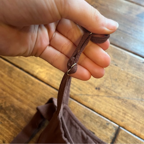 Pacsun LA Hearts Tie Back Linen Mini Skort Dress - Picture 5 of 5